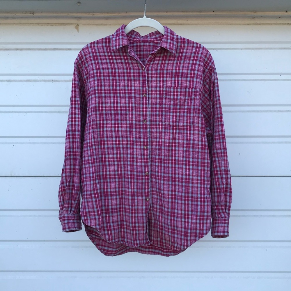 Flannel Button Up Shirt